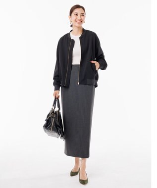 UNFILO コットンカシミヤ クルーネックカットソー グレージュ