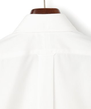 J.PRESS MEN 【PREMIUM PLEATS / 形態安定】ピンオックス ドレスシャツ / ワイド ホワイト系