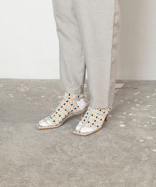 TRICOTE 市松チェックバンピーソックス【UNISEX】 80IVORY