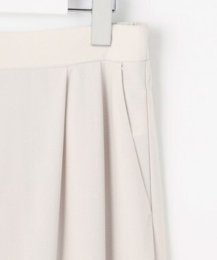 自由区 ストレッチアムンゼンワイド パンツ ベージュ