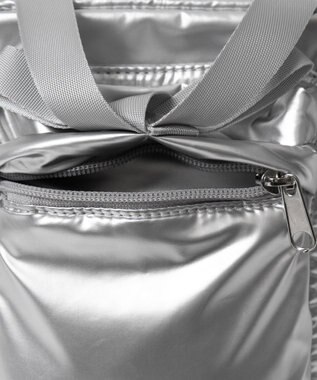 WEGO リボンギャザーミニショルダー シルバー