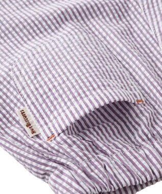 MIKI HOUSE HOT BISCUITS 【80-120cm】サッカー素材 5分丈パンツ パープル