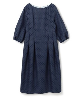 TOCCA 【洗える】NIGHT CURTAIN ドレス ブルー×ドット柄