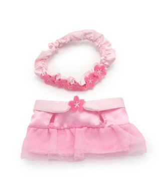 Mother garden しろたん ついてきちゃうしろたん マスコット 着せ替え服 お花ドレス＆花冠 -