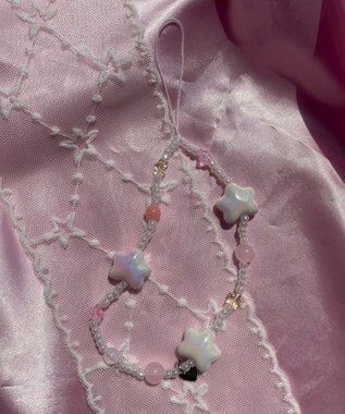 WEGO ビーズストラップキーホルダーH 柄2