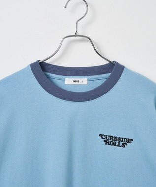 WEGO ボーイズグラフィックリンガーBIGT（S） ブルー
