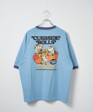 WEGO ボーイズグラフィックリンガーBIGT（S） ブルー