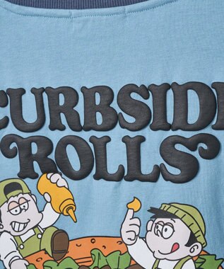 WEGO ボーイズグラフィックリンガーBIGT（S） ブルー