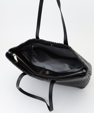 LA BAGAGERIE ランダムプリーツトートバッグ ブラック