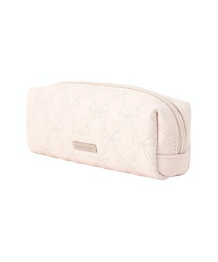 Maison de FLEUR リボンキルティングロングポーチ Light Pink