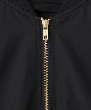 ANY 【洗濯機可能/撥水】MA-1 ギャザーブルゾン ブラック