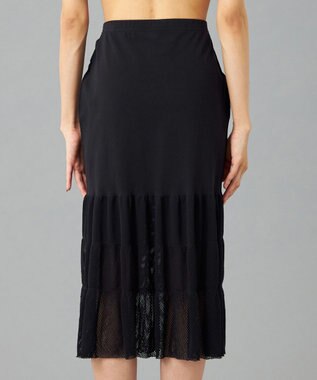 Chacott 【ノーソーイングニット】ティアードニットスカート ブラック