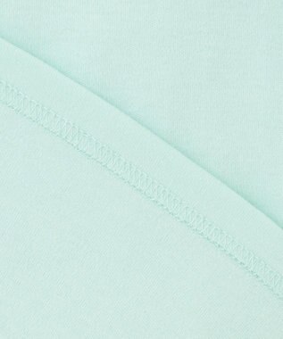 ANY KIDS 【すみっコぐらし】サガラ刺繍 長袖 Tシャツ エメラルドグリーン×ぺんぎん？