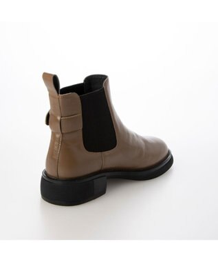 MODE ET JACOMO <carino>本革サイドゴアベルテッドショートブーツ オーク