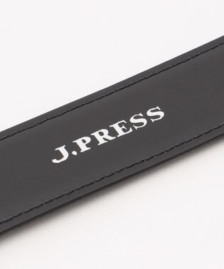 J.PRESS MEN 【定番】シボレザーベルト ブラック系