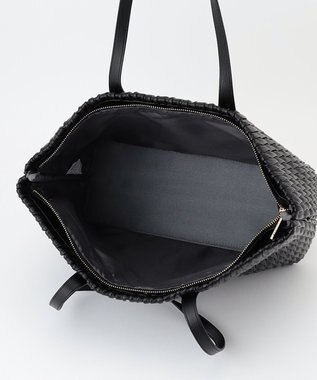 LA BAGAGERIE ランダムプリーツトートバッグ ブラック