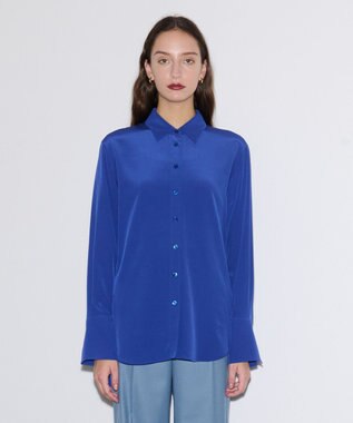 JOSEPH 【洗える】ニューシーディーシー　シャツブラウス Lapis