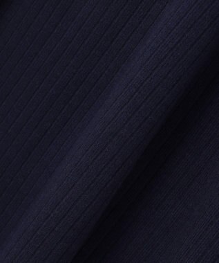 組曲 KIDS 【150-160㎝】バイカラーニットソー ワンピース ネイビー系