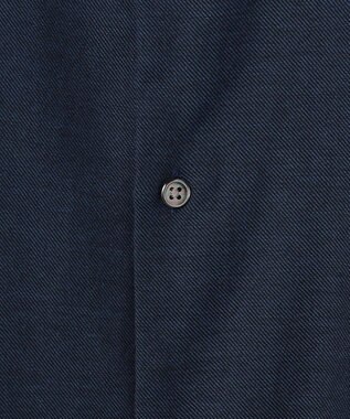 GOTAIRIKU GOLD LABEL/WEB&一部店舗限定【Thomas Mason】コットンカシミヤ フラノシャツ ネイビー系