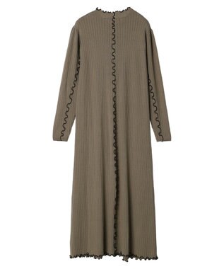 Green Parks ■ＥＳＣＡＲ　メローキリカエニットワンピース Gray