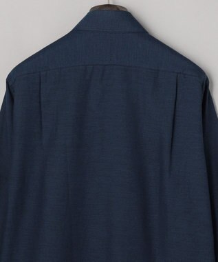 GOTAIRIKU GOLD LABEL/WEB&一部店舗限定【Thomas Mason】コットンカシミヤ フラノシャツ ネイビー系