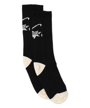 WEGO バックデザイン底パイルクルーソックス 柄2