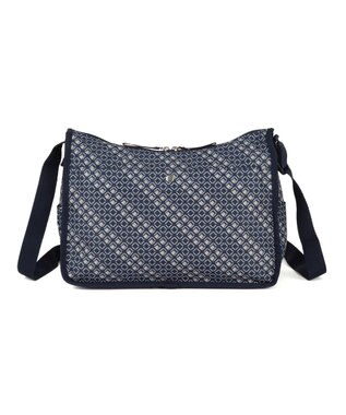 ACE BAGS & LUGGAGE hiromichi nakano フェズリ ショルダーバッグ  17522 ヒロミチナカノ ネイビー（フラワー）