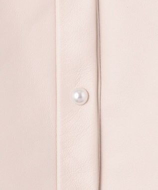 TOCCA BUBBLES レザージャケット アイボリー系