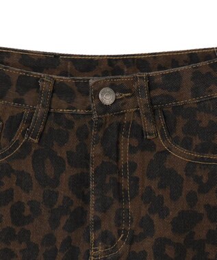 WEGO レオパードダメージミニスカパン 柄1