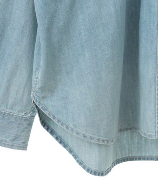 AMERICAN HOLIC バックタックオーバーシャツ Light Indigo