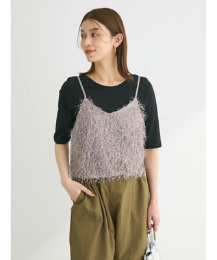 Green Parks テープヤーンキャミビスチェ Gray