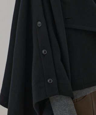 GRACE CONTINENTAL ライトビーバーポンチョ ブラック