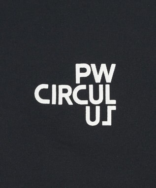 PW CIRCULUS 再入荷！【UV遮蔽率99% UVカット / 速乾 / ストレッチ】【WOMEN】パフスリーブモックネックT ゴルフウェア レディース ブラック系