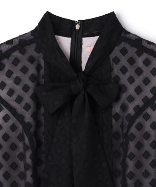 TOCCA SQUARE VEIL DRESS ドレス ブラック系5