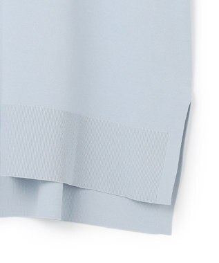 23区 L 【先行予約/WEB&一部店舗限定カラーあり/Lサイズ限定】レーヨンポリエステルストレッチ Vネック ニット [WEB&一部店舗限定カラー]スカイブルー系