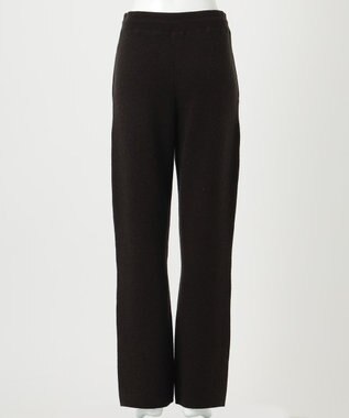 23区 S 【R(アール)】カシミヤブレンド ニットパンツ ダークブラウン系