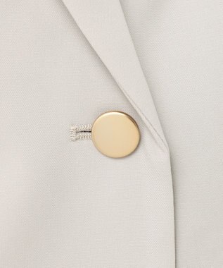 ANY L 【セットアップ着用可】イージーケアライトストレッチダブルジャケット ライトグレー