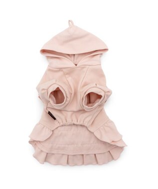 PET PARADISE ペットパラダイス フリルフーディー 《桃》 小型犬 ピンク