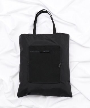 組曲 NOIR 【持ち運びサブバッグ】折り畳み シンプルバッグ(A4サイズ) ブラック系