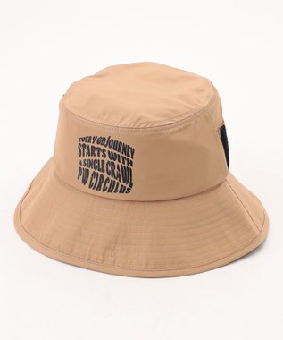 PW CIRCULUS 【手洗い洗濯可 / 小さくたためる】【UNISEX】ポケッタブルバケットハット 2026年モデル ゴルフ ベージュ系