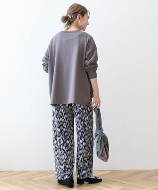 AMERICAN HOLIC センターシームラウンドニットプルオーバー Charcoal Gray