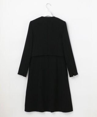 組曲 NOIR Formaxコルシェ横二重 ジャケット＋ワンピース ブラック系