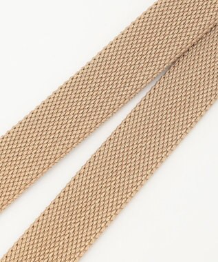 J.PRESS MEN ゴムメッシュベルト ベージュ系