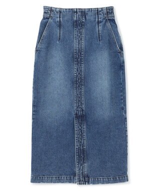 BEIGE， 【洗える】VICTOR / デニムスカート Indigo