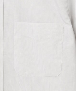 J.PRESS MEN 【KING SIZE】【PREMIUM PLEATS / 形態安定】エンドオンエンド シャツ / B.D. ライトグレー系