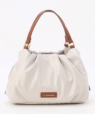 LA BAGAGERIE ソフトエナメル2WAYハンドバッグ Sサイズ
