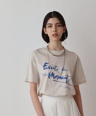 GRACE CONTINENTAL ロゴコラボTシャツ ベージュ