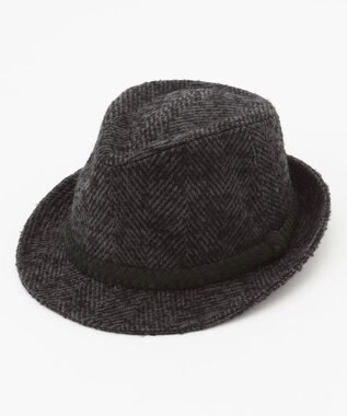 JOSEPH ABBOUD 尾州産カシミヤブレンド×アルパカ混素材カシミヤブレンドアルパカヘリンボーン ハット グレー系7
