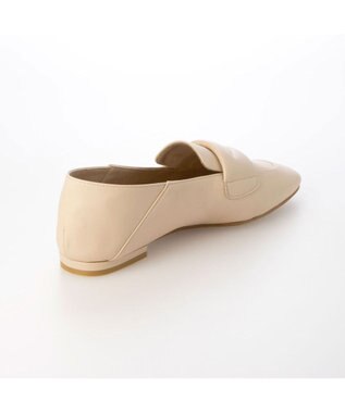 MODE ET JACOMO <MODE ET JACOMO>スクエアトゥコインローファー ベージュ