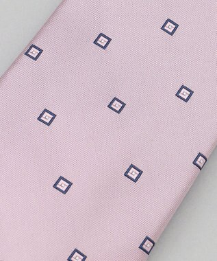 GOTAIRIKU 【日本製】西陣ネクタイ_ネイビー×ピンク系 ピンク系8